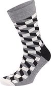 Happy Socks Socks Black Blocks FIO01-9350 order online | Suitable
