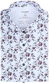 Olymp Luxor Overhemd Print Bloemen Lichtblauw 134654-11 kopen | Suitable