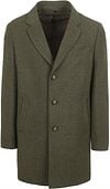 Suitable Coat Wool Twill Dark Green Product