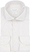 Profuomo Shirt Extra Lange Mouwen Travel Streep Beige PPWH10059B-G kopen | Suitable