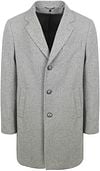 Suitable Coat Wool Twill Grey Product