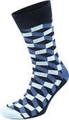 Happy Socks Socks Blue Blocks order online | FIO01-6050 | Suitable Spain