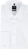 OLYMP Luxor Hemd Modern Fit Doppelmanschette Weiß 181065-00