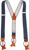 Profuomo Suspenders Petrol Product / Detail