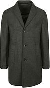 Suitable K150 Coat Wool Blend Plaid Dark Green Product