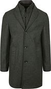 Suitable K150 Coat Wol Blend Ruit Donkergroen 1-46-065 kl 450 kopen | Suitable