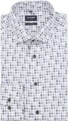 Olymp Luxor Overhemd Print Wit Beige 121264-22 kopen | Suitable