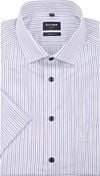 OLYMP Short Sleeve Shirt Luxor Stripes Blue order online | 122252-22 | Suitable Norway