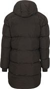 Superdry Lange Pufferjas Hooded Zwart