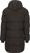 Superdry Long Puffer Jacket Hooded Black