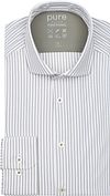 Pure The Functional Shirt Stripes Beige E11302-21122-263 order online | Suitable