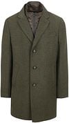 Suitable Coat Wolle Twill Dunkelgrün JA-WOLCOAT-STBL-24.04 kaufen | Suitable