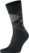 Burlington Manchester Socks Checkered Black 3000 21088-3000 order online | Suitable