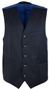 Suitable Gilet Piga Laine Bleu Foncé PIGA GIPI-MAR-NAV