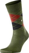 Burlington Manchester Socks Checkered Green 7517 21088-7517 order online | Suitable