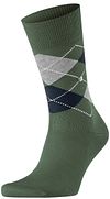 Burlington Manchester Socks Checkered Green 7982 21088-7982 order online | Suitable