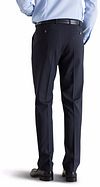 Meyer Pantalon Roma Mélangé Laine Marine Model / Achterkant