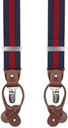 Suitable Luxe Bretelles Marine Rayure Rouge SUS-Y-LUX-3,5 cm stripe red/navy commander en ligne | Suitable