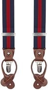 Suitable Luxe Hosenträger Navy Streifen Rot SUS-Y-LUX-3,5 cm stripe red/navy kaufen | Suitable
