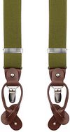 Suitable Luxe Suspenders Green SUS-Y-LUX-3,5 cm olive 6040 order online | Suitable