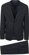 Suitable Strato Pied De Poule Suit Wool Navy SPE243028TO32ST-290 order online | Suitable
