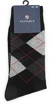 Suitable Socks Argyle Black Verpakking