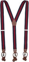 Suitable Luxe Suspenders Navy Stripe Red Product / Detail