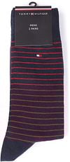 Tommy Hilfiger Socks 2 Pair Dark Blue Stripe Verpakking