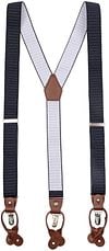 Suitable Luxe Suspenders Navy Dots Product / Detail