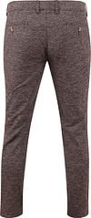 Suitable Chino Pico Checkered Brown Product / Achterkant