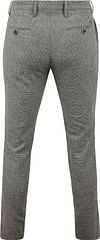 Alberto Rob Pants Pied de Poule Grey Product / Achterkant