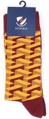 Suitable Pattern Sokken 3D Geel Verpakking
