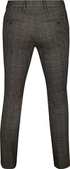 Alberto Rob Chino Ruit Grijs Bruin Product / Achterkant