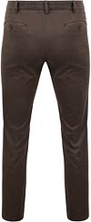 Meyer Chino Bonn Print Taupe Product / Achterkant