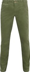 Suitable Chino Plato Velours côtelé Vert PA-CORD-24W-04/1-11-193-401 commander en ligne | Suitable
