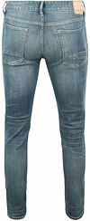 Cast Iron Jean Riser Bleu Clair Product / Achterkant