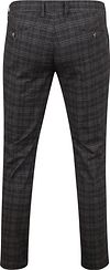 Suitable Chino Pico Karo Anthrazit Product / Achterkant