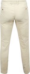 Suitable Chino Plato Velours côtelé Off White Product / Achterkant