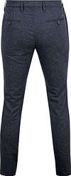 Alberto Rob Broek Wol Navy Product / Achterkant