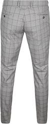 Suitable Chino Pico Grau Kariert Product / Achterkant