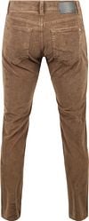 Pierre Cardin Jeans Lyon Future Flex Corduroy Brown  Product / Achterkant
