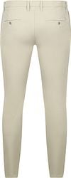 Alberto Rob Stretch Chino Off White Product / Achterkant