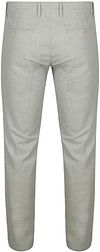 Alberto Lou Chino Linen Mix Beige Product / Achterkant