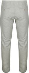 Alberto Lou Chino Linnen Mix Beige Product / Achterkant
