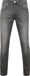 MUD Jean Denim Slimmer Rick Grey Slimmer Rick Authentic Black commander en ligne | Suitable