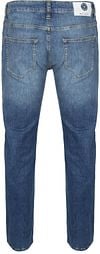 MUD Jeans Denim Regular Bryce Indigo Blauw Product / Achterkant