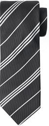 Suitable Tie Silk Stripe Anthracite FC22-20 Grey order online | Suitable