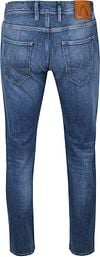 Alberto Slim Organic Denim Dark Blue Product / Achterkant