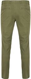 Suitable Milton Skinny-Fit Chino Groen Product / Achterkant