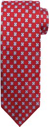 Suitable Cravate Soie Fleurs Rouge TI23-04 commander en ligne | Suitable